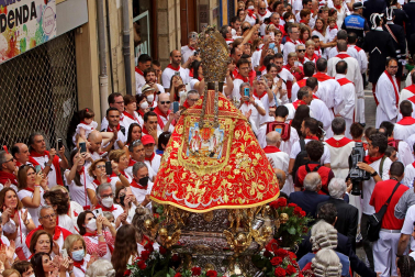 Imágenes de la procesión de San Fermín este 7 de julio de 2022.