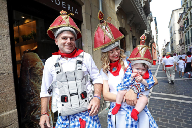 Imágenes de la procesión de San Fermín este 7 de julio de 2022.