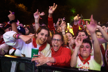 Imagen del concierto de Ms Nina y PtaZeta en los Fueros