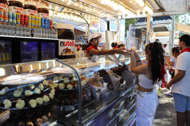 Fotos de ambiente de San Fermín de este domingo