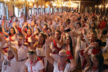Fotos de ambiente de San Fermín de este domingo