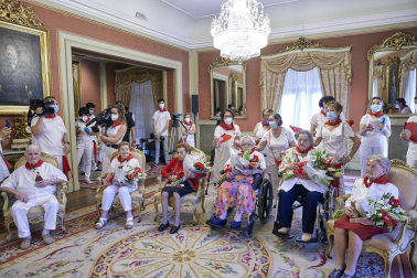 Fotos del día de los mayores de San Fermín.