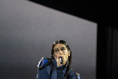 Rosalía, en el concierto en el Auditorio Marina Sur de Valencia