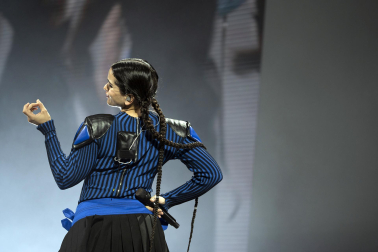 Rosalía, en el concierto en el Auditorio Marina Sur de Valencia
