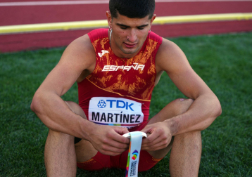 Imágenes de la final de los 110 metros vallas del Mundial de Eugene