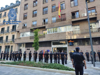 Nuevos agentes de la Policía Nacional destinados en Pamplona