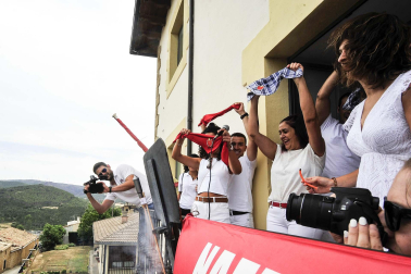 Cohete de las fiestas de Pueyo