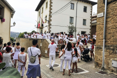 Cohete de las fiestas de Pueyo