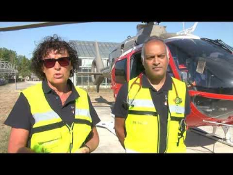 Vídeo con el servicio de helicóptero de Urgencias del SNS