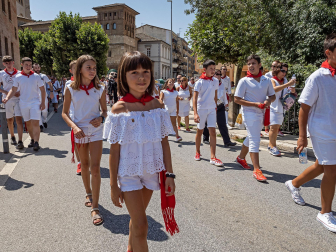 Fotos del Día Infantil en fiestas de Estella