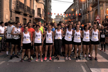 Participantes en la 'Milla del pastor' de Tafalla