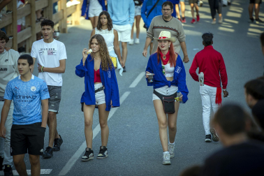 El inicio de los encierros en las fiestas de Tafalla 2022 vienen precedidos por la emoción de la espera
