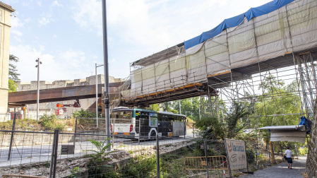 La pasarela estará lista para finales de septiembre