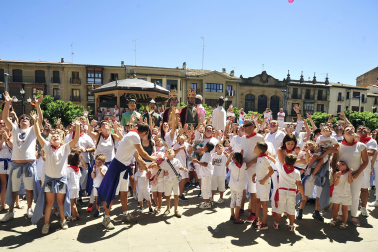 Fotos de la despedida de los gigantes en Tafalla./