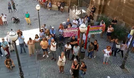 Vídeo del navarro Alberto Giménez Gilabert 'Byron' cantando en Tudela