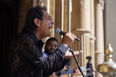 Una de las actuaciones este jueves de Flamenco en los Balcones, en el marco del Festival Flamenco On Fire 2022.
