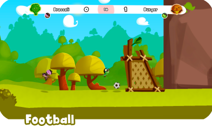 Partido de fútbol en el videojuego ‘Narona Sports’