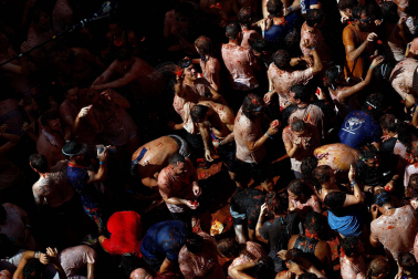 Fotos de la Tomatina de Buñol 2022.