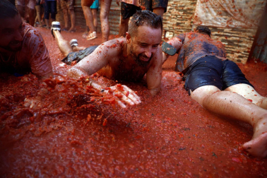 Fotos de la Tomatina de Buñol 2022.