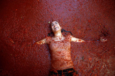 Fotos de la Tomatina de Buñol 2022.