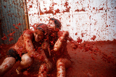 Fotos de la Tomatina de Buñol 2022.