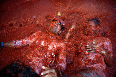 Fotos de la Tomatina de Buñol 2022.