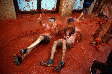 Fotos de la Tomatina de Buñol 2022.