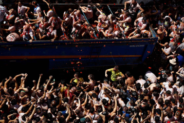 Fotos de la Tomatina de Buñol 2022.