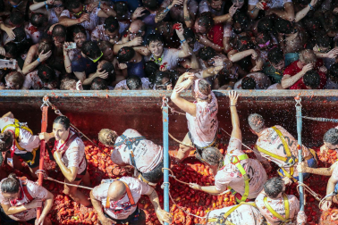 Fotos de la Tomatina de Buñol 2022.