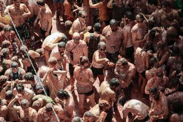 Fotos de la Tomatina de Buñol 2022.