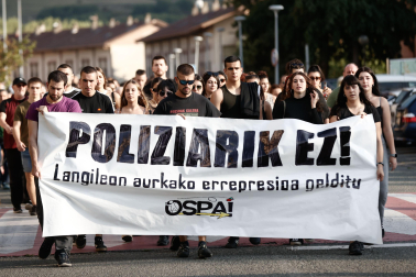 Manifestación del Ospa Eguna 2022 en Alsasua