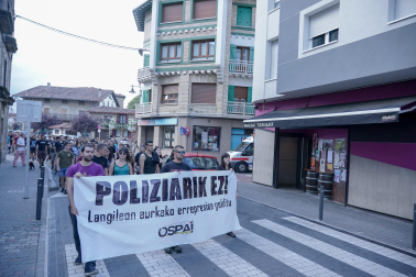 Manifestación del Ospa Eguna 2022 en Alsasua