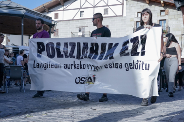 Manifestación del Ospa Eguna 2022 en Alsasua
