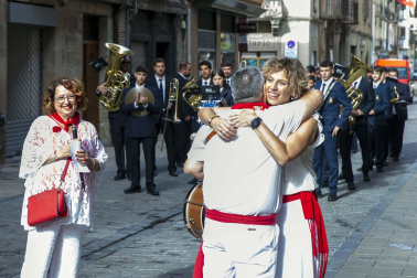 Día grande con la procesión a San Sebastián, patrón de Sangüesa, durante sus fiestas