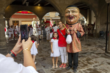 Día grande con la procesión a San Sebastián, patrón de Sangüesa, durante sus fiestas