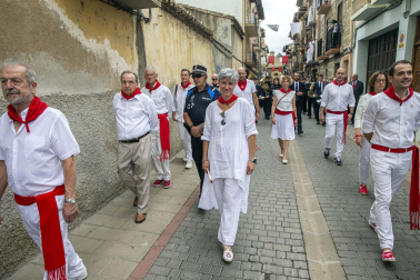 Día grande con la procesión a San Sebastián, patrón de Sangüesa, durante sus fiestas