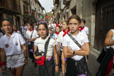 Día grande con la procesión a San Sebastián, patrón de Sangüesa, durante sus fiestas