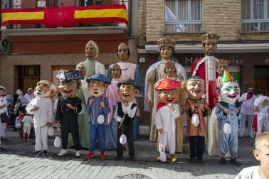 Día grande con la procesión a San Sebastián, patrón de Sangüesa, durante sus fiestas