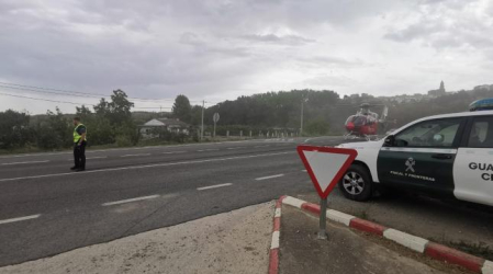 Una niña de 11 años ha resultado herida con pronóstico reservado tras resultar atropellada por un camión en Lerín