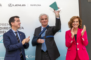 Entrega del Premio al Directivo del Año a José Antonio Canales./