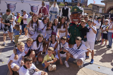 Chupinazo en las fiestas de Huarte. /