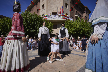 Chupinazo en las fiestas de Huarte. /
