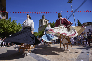 Chupinazo en las fiestas de Huarte. /