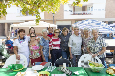 Costillada popular en la Plaza el Ferial durante las fiestas de Huarte