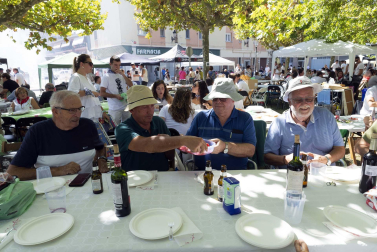 Costillada popular en la Plaza el Ferial durante las fiestas de Huarte