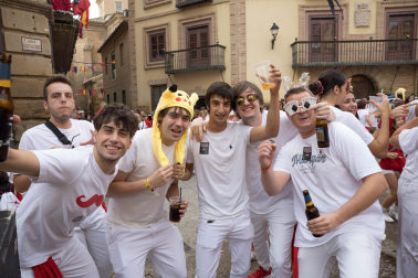 Imagen del cohete de las fiestas de Corella 2022