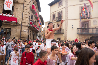 Imagen del cohete de las fiestas de Corella 2022