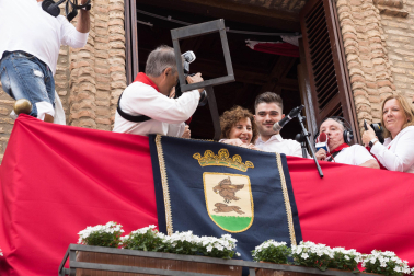 Imagen del cohete de las fiestas de Corella 2022