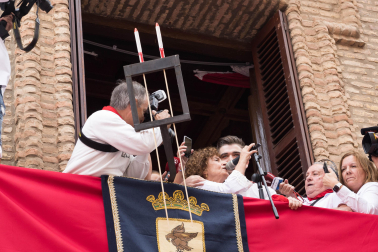 Imagen del cohete de las fiestas de Corella 2022