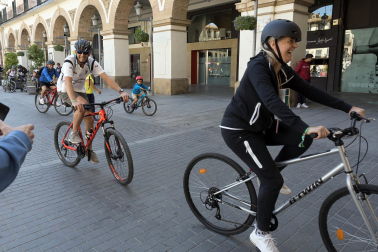 Participantes en el Reto +100 en bicicleta por udela